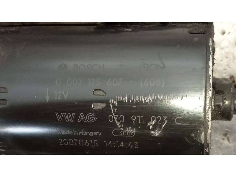 Recambio de motor arranque para volkswagen touareg (7l6) tdi r5 referencia OEM IAM 0001125607 070911023C 