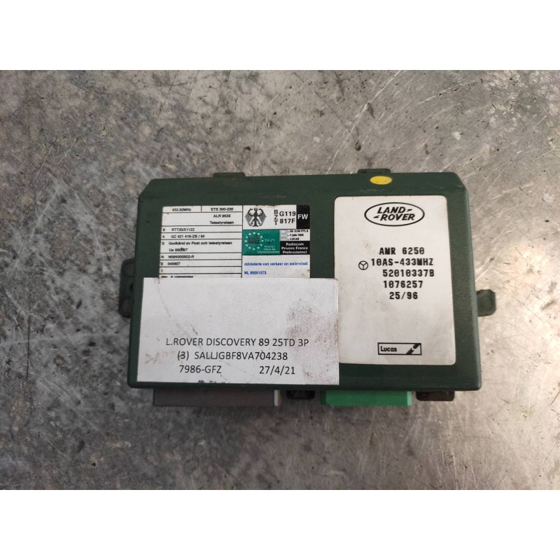 Recambio de modulo electronico para land rover discovery (salljg/lj) tdi (3-ptas.) referencia OEM IAM 52010337B 10AS433MHZ 10762