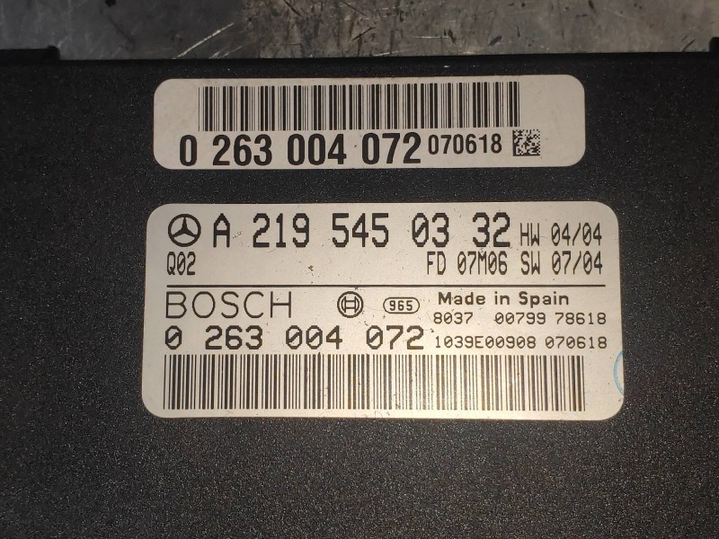 Recambio de modulo electronico para mercedes clase cls (w219) 320 cdi (219.322) referencia OEM IAM 0263004072 A2195450332 