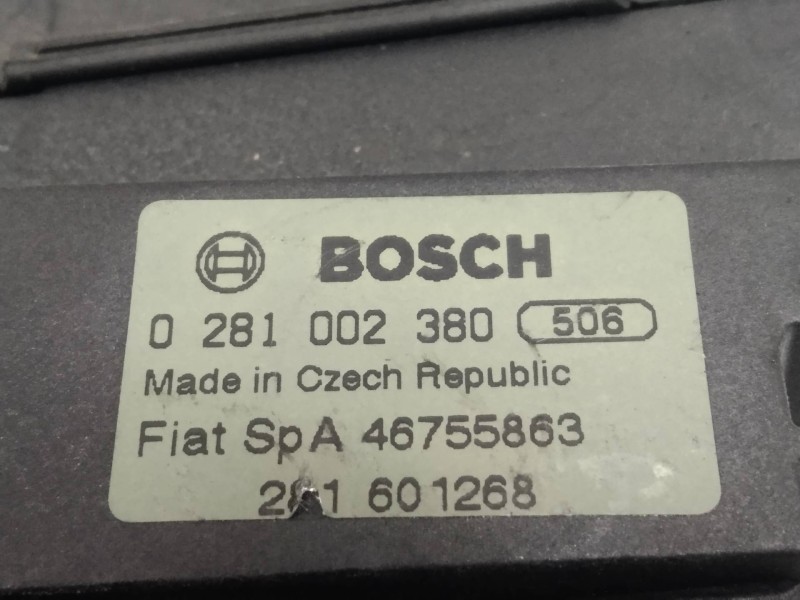 Recambio de potenciometro pedal para alfa romeo 147 (190) 1.6 16v cat referencia OEM IAM 0281002380 46755863 