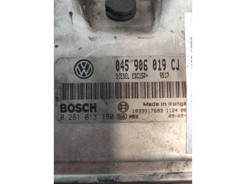 Recambio de centralita motor uce para skoda praktik 1.4 tdi referencia OEM IAM 0281013180 045906019CJ 