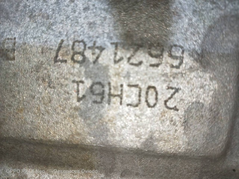 Recambio de caja cambios para peugeot 306 berlina 3/5 puertas (s1) 1.9 turbodiesel referencia OEM IAM 20CH61 6621487 