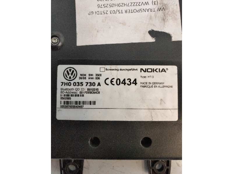 Recambio de modulo electronico para volkswagen t5 transporter/furgoneta 2.5 tdi referencia OEM IAM 7H0035730A  