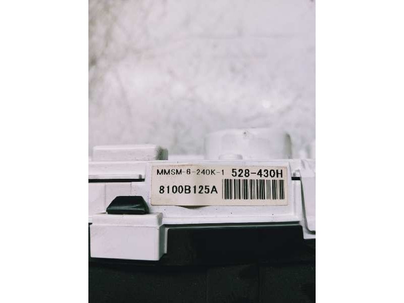 Recambio de cuadro instrumentos para mitsubishi lancer berlina (cy0) inform referencia OEM IAM 8100B125A 528430H 