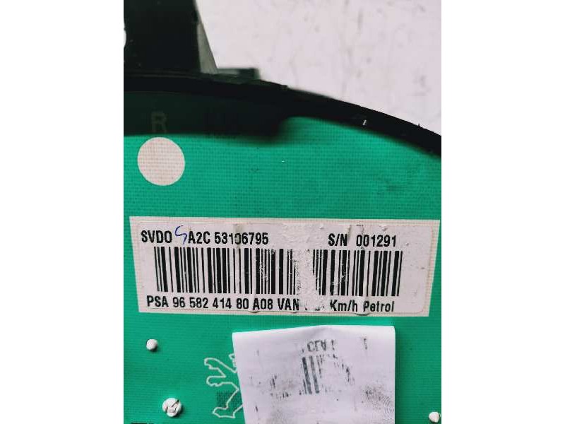 Recambio de cuadro instrumentos para peugeot 1007 urban referencia OEM IAM A2C53106795 9658241480 