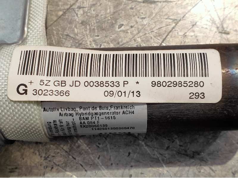 Recambio de airbag cortina delantero izquierdo para peugeot 508 active referencia OEM IAM 9686330280 EX20060139 
