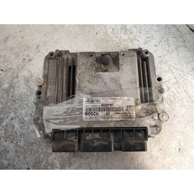 Recambio de centralita motor uce para ford focus c-max (cap) ambiente (d) referencia OEM IAM 0281011263 4M5112A650NE 6BMF