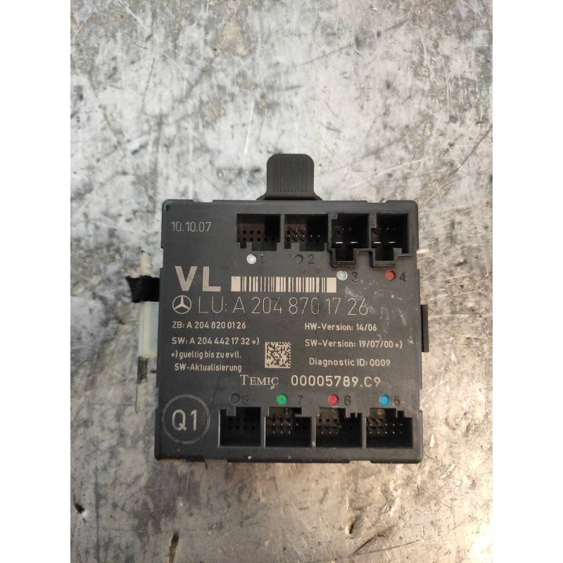 Recambio de modulo electronico para mercedes clase c (w204) familiar 220 t cdi (204.208) referencia OEM IAM 00005789C9 A20487017