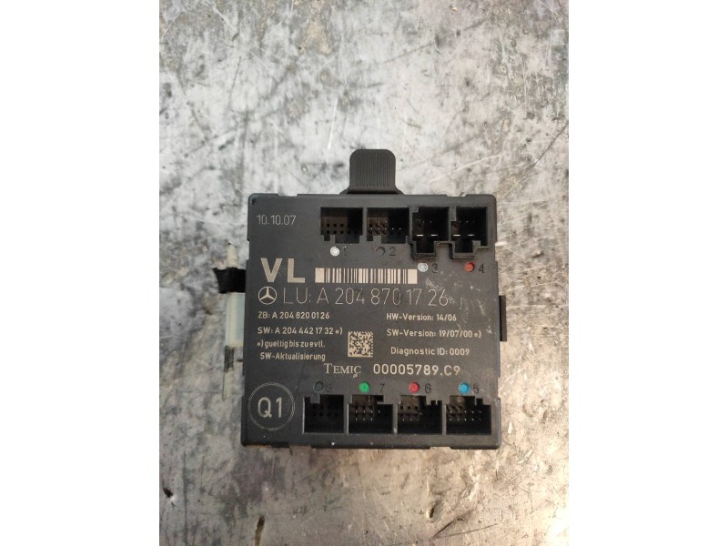 Recambio de modulo electronico para mercedes clase c (w204) familiar 220 t cdi (204.208) referencia OEM IAM 00005789C9 A20487017