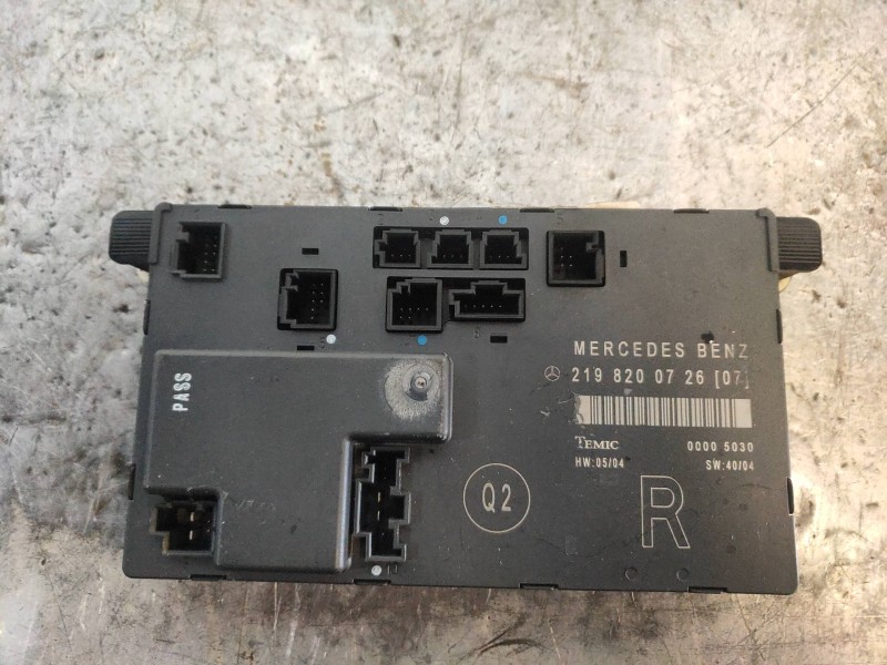 Recambio de modulo electronico para mercedes clase cls (w219) 320 cdi (219.322) referencia OEM IAM 2198200726  