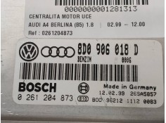 Recambio de centralita motor uce para audi a4 berlina (b5) 1.8 referencia OEM IAM 0261204873 8D0906018D  2