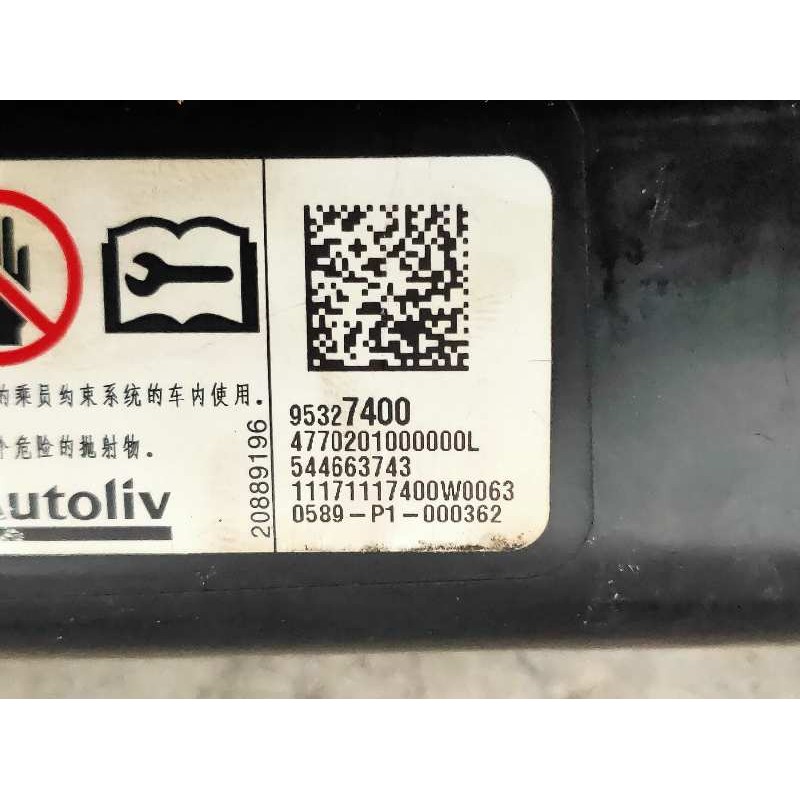 Recambio de airbag cortina delantero izquierdo para opel mokka x color edition start/stop referencia OEM IAM 95327400  