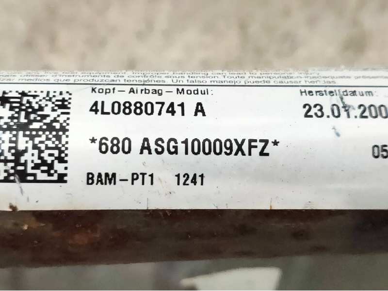 Recambio de airbag cortina delantero izquierdo para audi q7 (4l) 3.0 tdi referencia OEM IAM 4L0880741A  