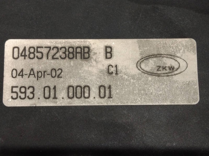 Recambio de faro antiniebla derecho para chrysler voyager (rg) 3.3 lx referencia OEM IAM 04857238AB 5930100001 