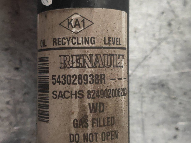 Recambio de amortiguador delantero izquierdo para dacia dokker ambiance referencia OEM IAM 543028938R  