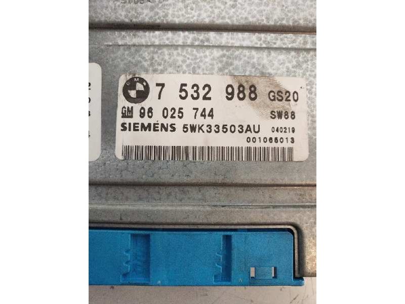 Recambio de centralita cambio automatico para bmw serie 3 berlina (e46) 320d referencia OEM IAM 5WK33503AU 7532988 96025744