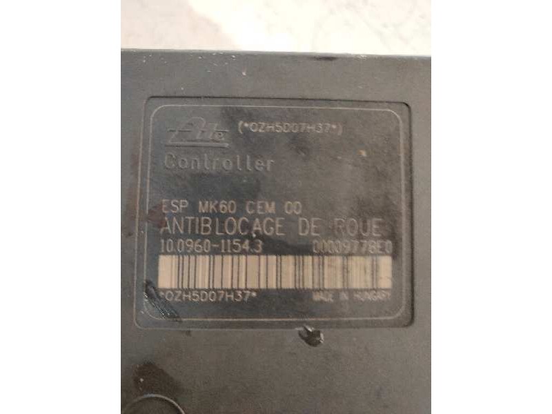 Recambio de abs para peugeot 1007 urban referencia OEM IAM 10096011543 10020601974 9654777580
