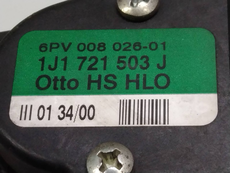 Recambio de potenciometro pedal para audi s3 (8l) 1.8 20v turbo referencia OEM IAM 6PV00802601 1J1721503J 