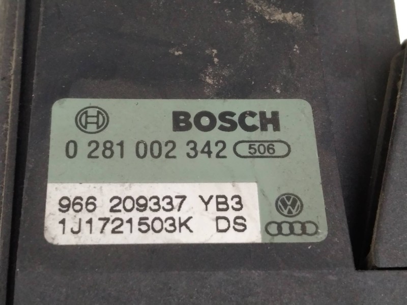 Recambio de potenciometro pedal para audi a3 (8l) 1.9 tdi referencia OEM IAM 0281002342 1J1721503K 