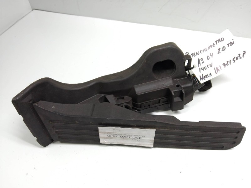 Recambio de potenciometro pedal para audi a3 (8p) 2.0 tdi referencia OEM IAM 1K1721503P  