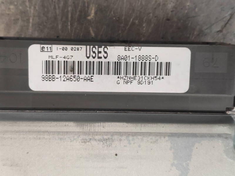 Recambio de centralita motor uce para ford cougar (mc) v6 referencia OEM IAM 98BB12A650AAE 8A011888SD 