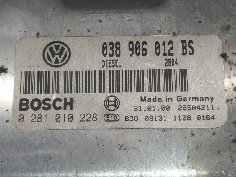 Recambio de centralita motor uce para seat leon (1m1) stella referencia OEM IAM 0281010228 038906012BS 