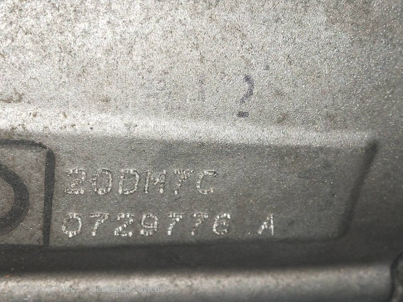 Recambio de caja cambios para peugeot 206 berlina 1.6 hdi fap cat (9hz / dv6ted4) referencia OEM IAM 20DM7C 0729776A  Recambio de caja cambios para peugeot 206 berlina 1.6 hdi fap cat (9hz / dv6ted4) referencia OEM IAM 20DM7C 0729776A