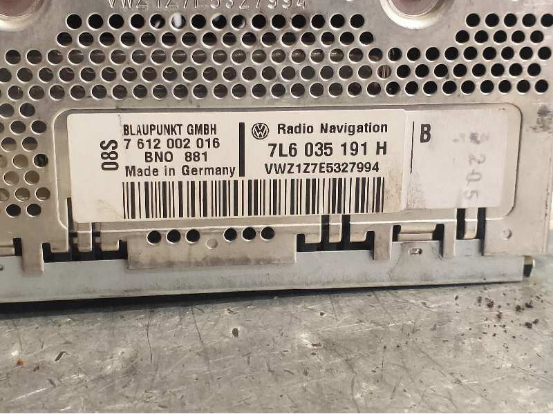 Recambio de sistema audio / radio cd para volkswagen touareg (7la) tdi v10 referencia OEM IAM 7L6035191H 7612002016 