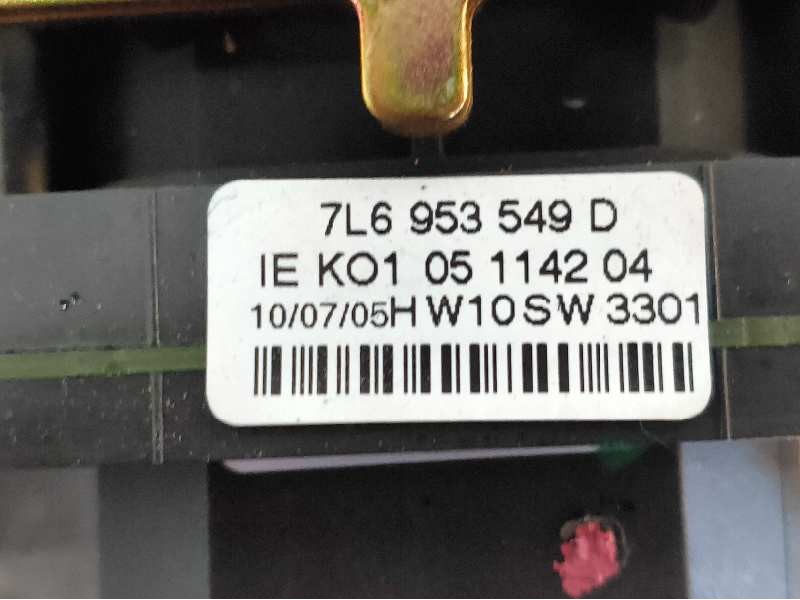 Recambio de mando luces para volkswagen touareg (7la) tdi v10 referencia OEM IAM 7L6953549D K0105114204 7L6953503 K0301204200 