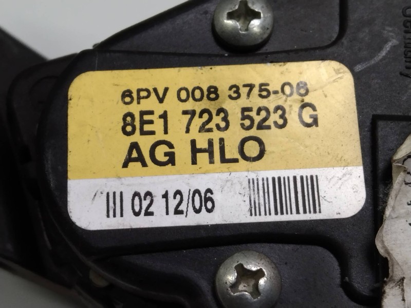Recambio de potenciometro pedal para audi a4 berlina (8e) 2.0 20v cat (alt) referencia OEM IAM 6PV00837506 8E1723523G 