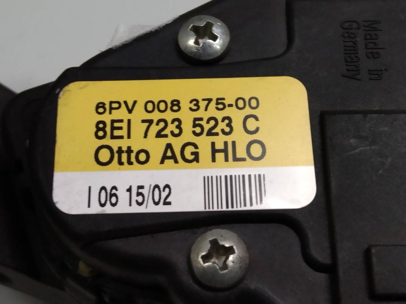 Recambio de potenciometro pedal para audi a4 berlina (8e) 1.8 20v turbo referencia OEM IAM 6PV00837500 8E1723523C 