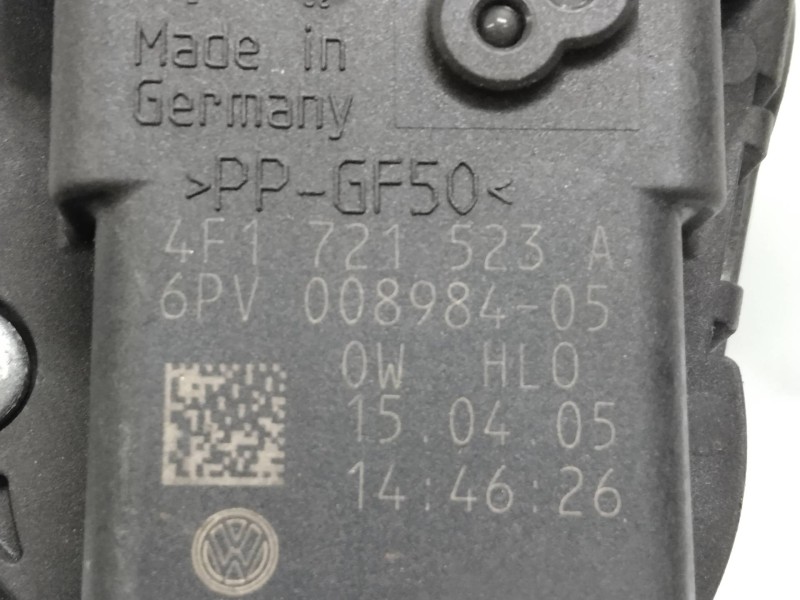 Recambio de potenciometro pedal para audi a6 berlina (4f2) 2.0 tdi referencia OEM IAM 6PV00898405 4F1721523A 