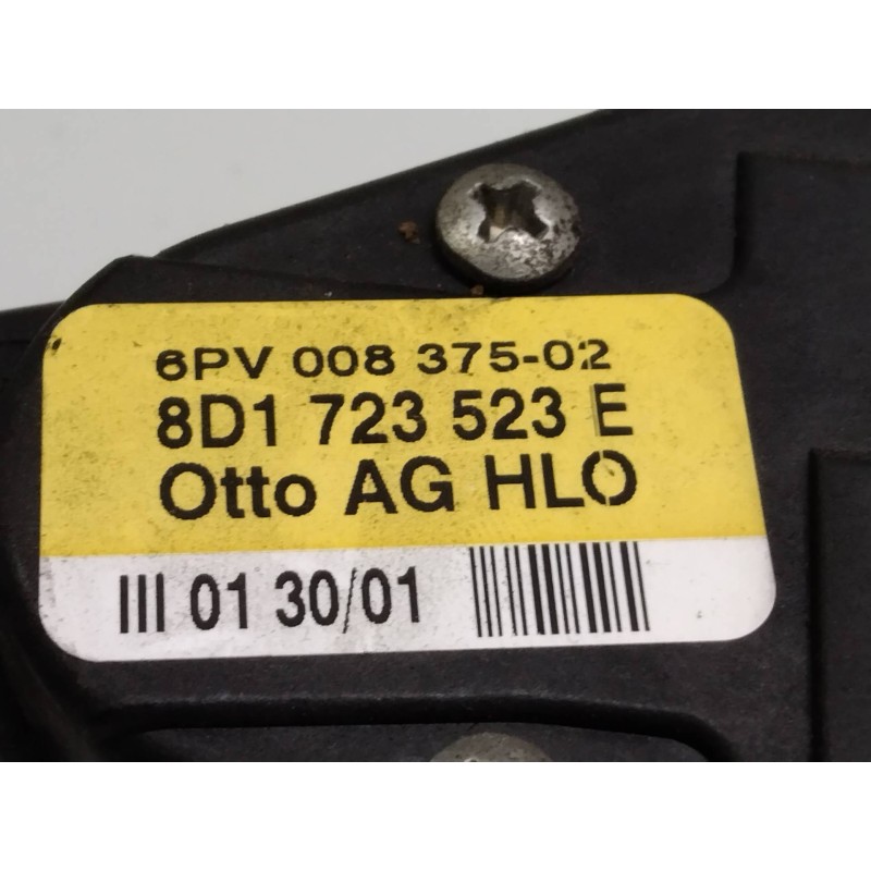 Recambio de potenciometro pedal para audi a6 berlina (4b2) 3.0 v6 30v cat (asn) referencia OEM IAM 6PV00837502 8D1723523E 