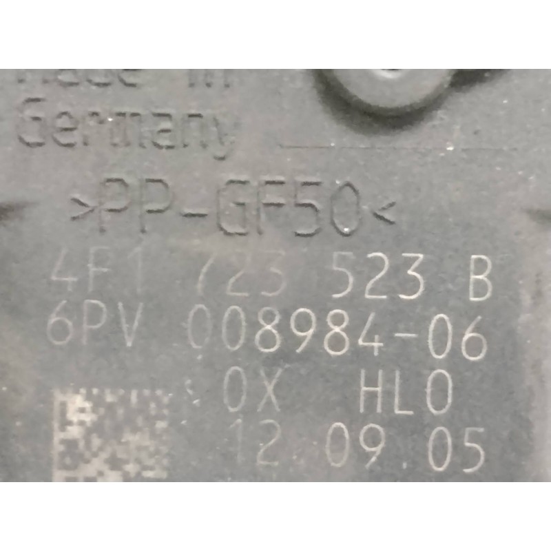 Recambio de potenciometro pedal para audi a6 berlina (4f2) 3.2 v6 24v fsi referencia OEM IAM 6PV00898406 4F1723523B 