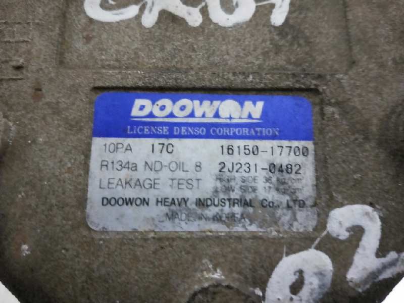 Recambio de compresor aire acondicionado para kia sorento referencia OEM IAM 1615017700 10PA17C 