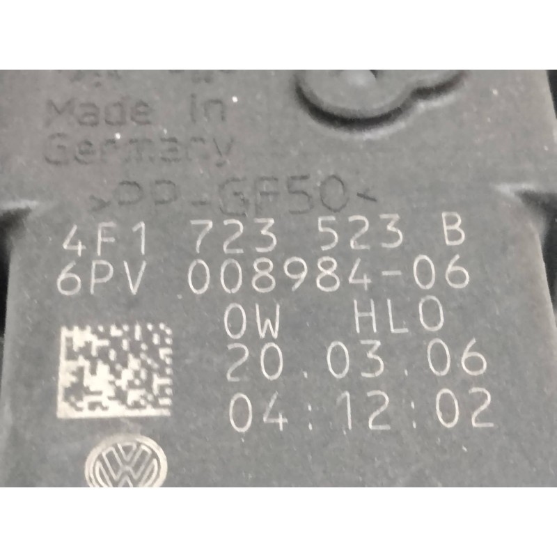 Recambio de potenciometro pedal para audi a6 berlina (4f2) 2.0 16v tfsi referencia OEM IAM 6V00898406 4F1723523B 