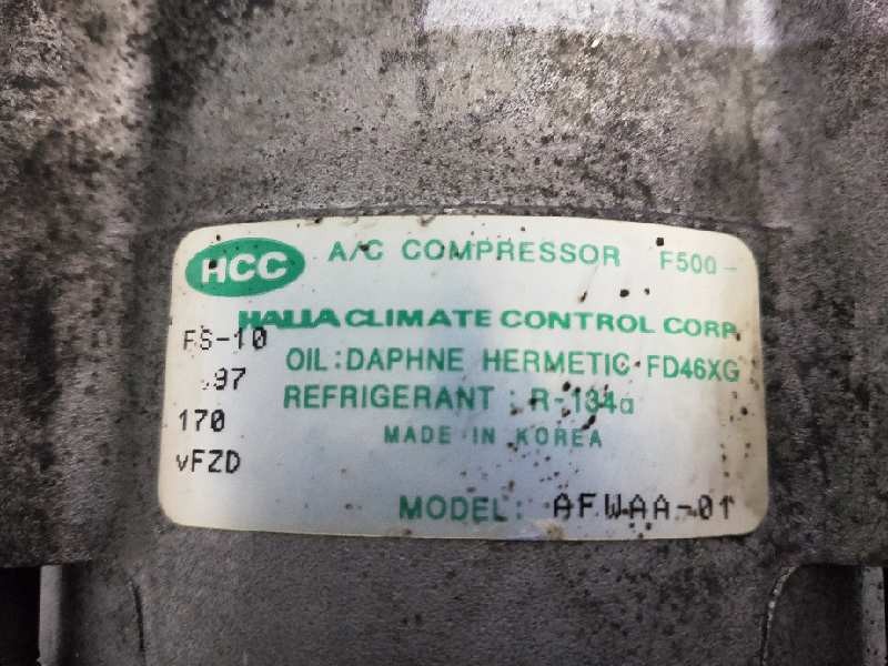 Recambio de compresor aire acondicionado para kia joice referencia OEM IAM AFWAA01 F500 
