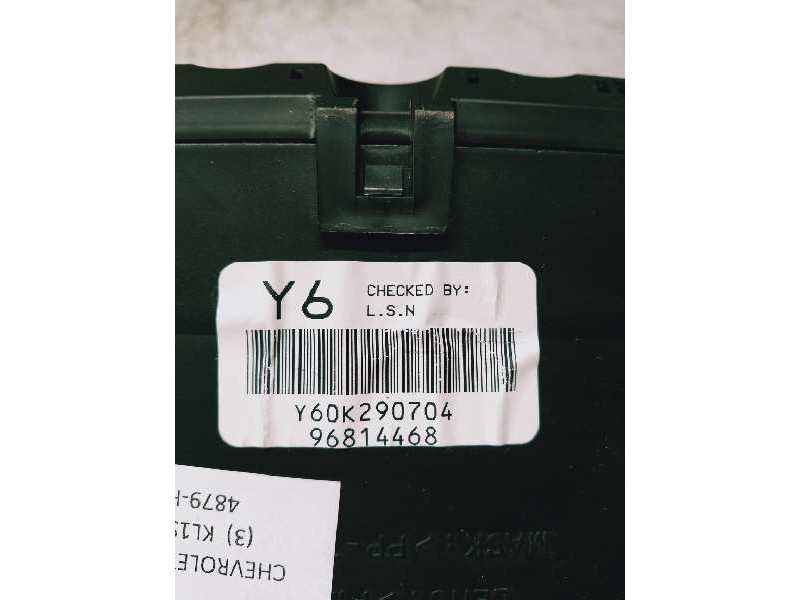 Recambio de cuadro instrumentos para chevrolet aveo ls referencia OEM IAM 96814468 Y6 Y60K290704