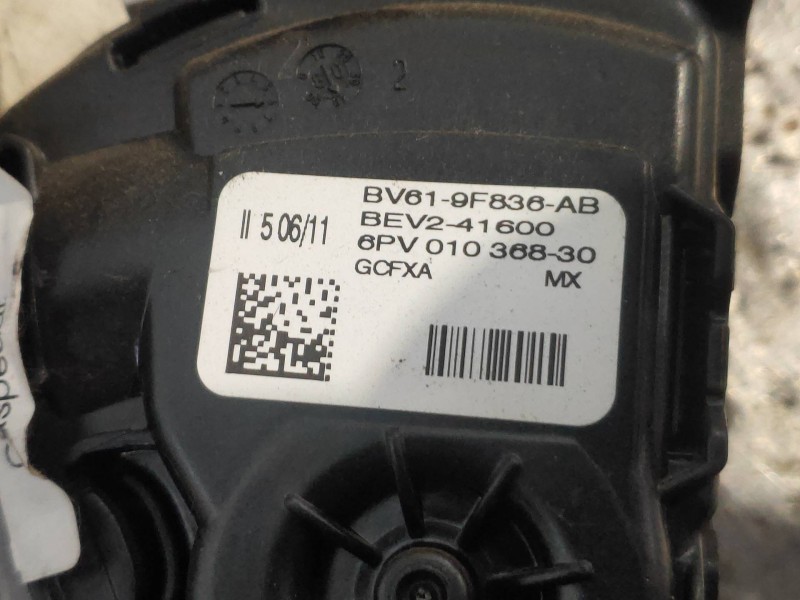 Recambio de potenciometro pedal para ford focus lim. (cb8) titanium referencia OEM IAM BV619F836AB BEV241600 6PV01036830