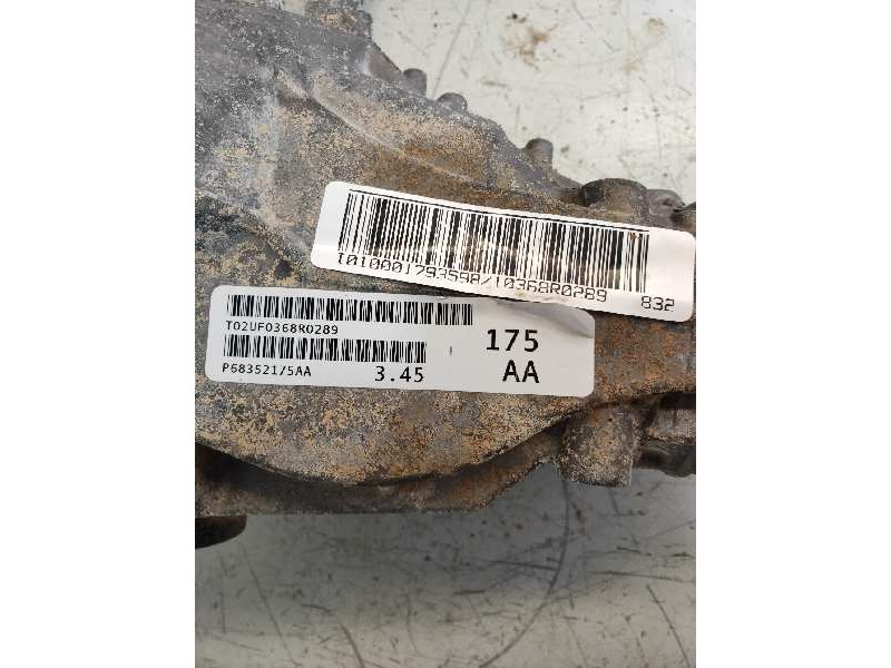 Recambio de diferencial delantero para jeep gr.cherokee (wk) 3.0 crd limited referencia OEM IAM T02UF03368R0289 P68352175AA 