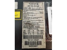 Recambio de sistema audio / radio cd para toyota auris luna referencia OEM IAM 8612002520 1220008900C101 861201A230 2