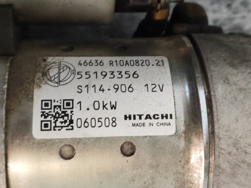 Recambio de motor arranque para fiat panda (169) 1.4 16v 100hp referencia OEM IAM 55193356 R10A082021 