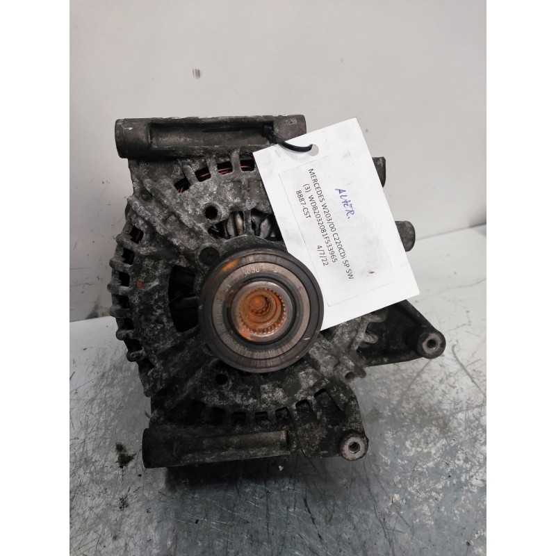 Recambio de alternador para mercedes clase c (w203) familiar 2.2 cdi cat referencia OEM IAM   