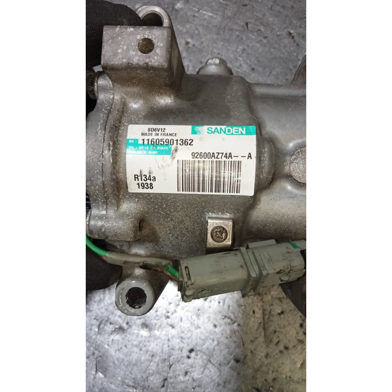 Recambio de compresor aire acondicionado para nissan nv 200 (m20) kombi comfort referencia OEM IAM 92600AZ74AA 11605901362 