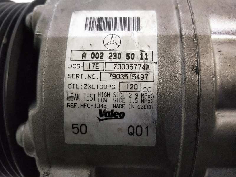 Recambio de compresor aire acondicionado para mercedes clase c (w204) berlina referencia OEM IAM A0022305011 Z0005774A Q01