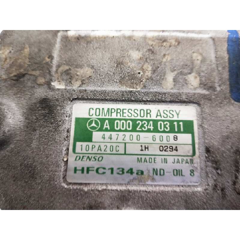 Recambio de compresor aire acondicionado para mercedes clase s (w140) berlina 3.2 24v cat referencia OEM IAM 4472006008 A0002340 Recambio de compresor aire acondicionado para mercedes clase s (w140) berlina 3.2 24v cat referencia OEM IAM 4472006008 A0002340