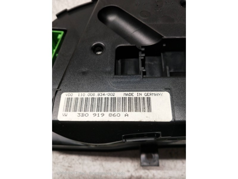 Recambio de cuadro instrumentos para volkswagen passat berlina (3b2) básico referencia OEM IAM 110008002 3B0919860A 