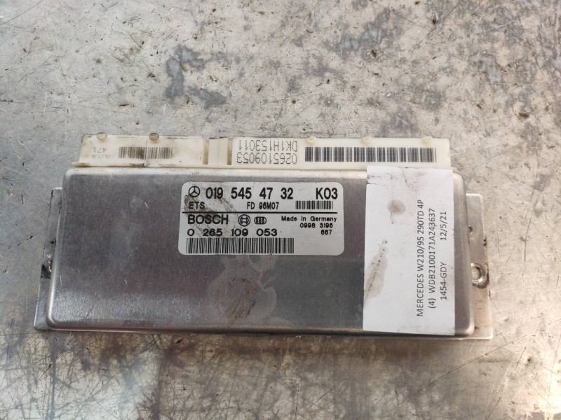 Recambio de centralita abs para mercedes clase e (w210) berlina diesel 290 turbodiesel (210.017) referencia OEM IAM 0265109053 0