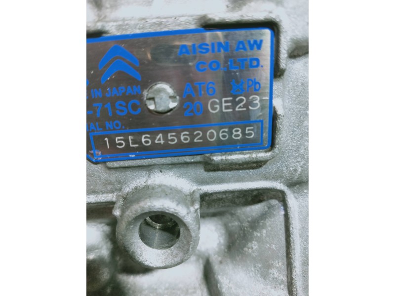 Recambio de caja cambios para citroen c4 picasso 1.6 blue-hdi fap referencia OEM IAM 20GE23 AT6 15L645620685