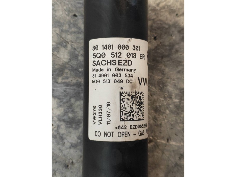 Recambio de amortiguador trasero derecho para seat leon sc (5f5) fr advanced referencia OEM IAM 801401000301 5Q0512013ER 